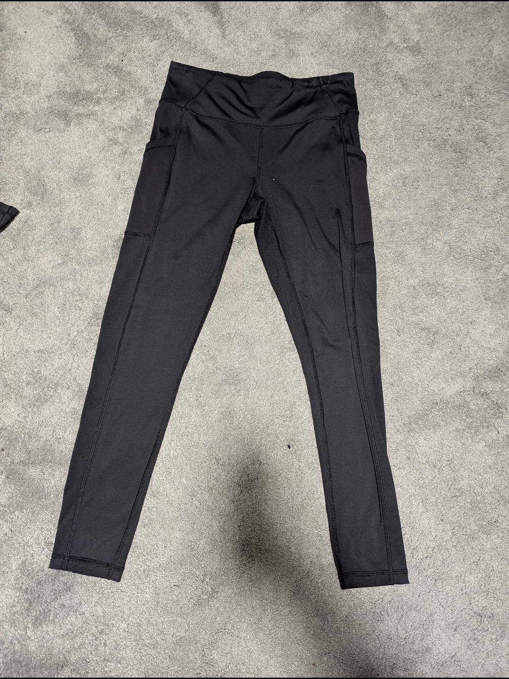 Prana Black High-Rise Side-Pocket Leggings